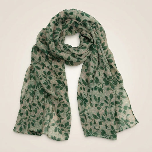 Floral Print Spring Scarf